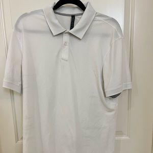 White Men’s Lululemon polo - L